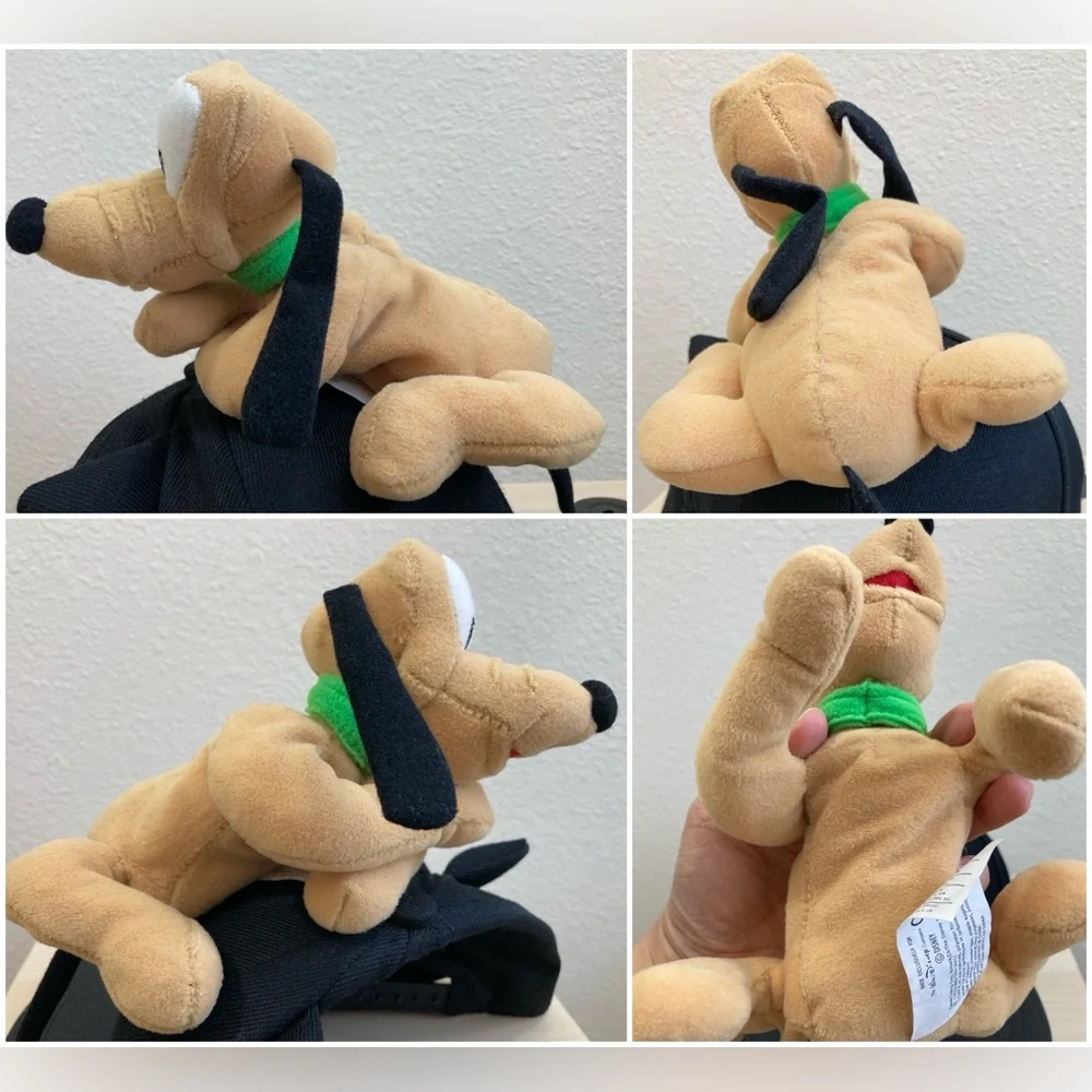 Disney Mini Bean Bag Plush Set Pluto Lucky Jewel Little Brother - Picture 3 of 16